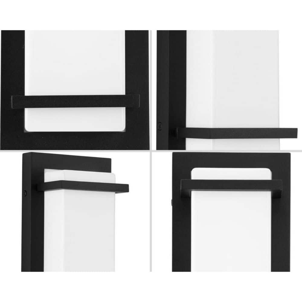 Black Aluminum 23.5" Dimmable LED Outdoor Sconce