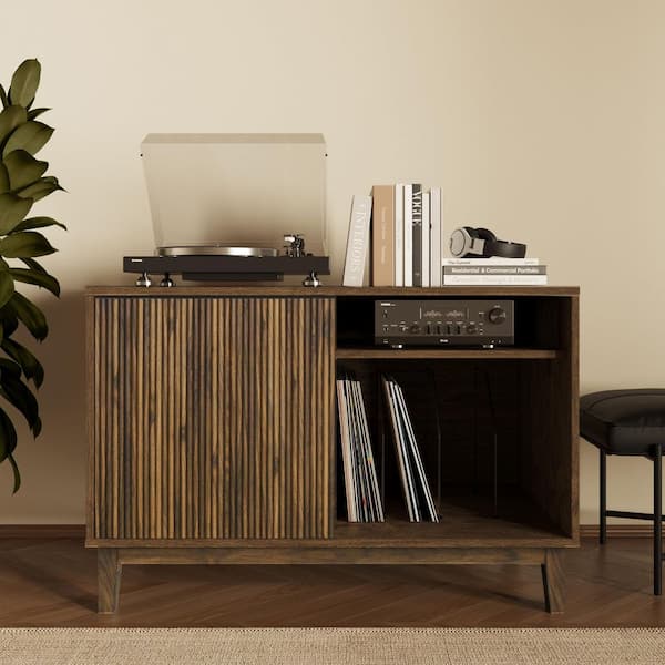 Piasca Walnut Media Storage