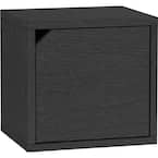 12.6 in. H x 13.4 in. W x 11.2 in. D Black Recycled Materials 1-Cube Organizer
