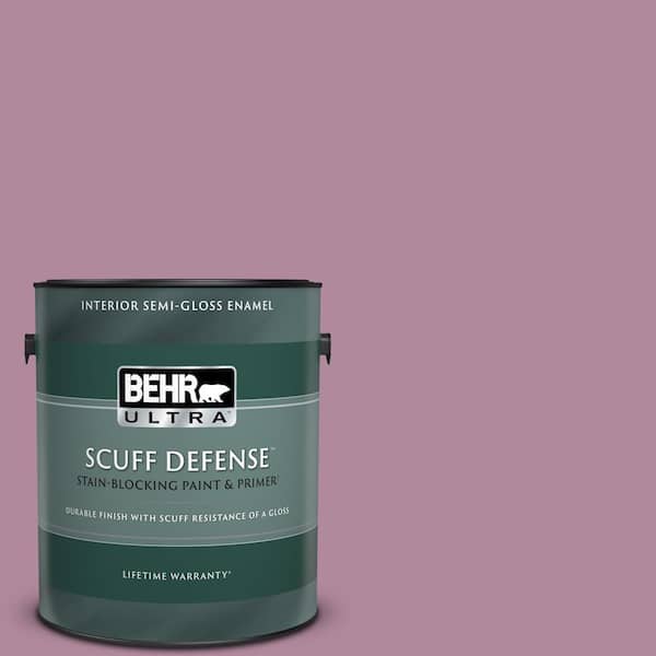 BEHR ULTRA 1 gal. #690D-5 Winsome Rose Extra Durable Semi-Gloss Enamel Interior Paint & Primer