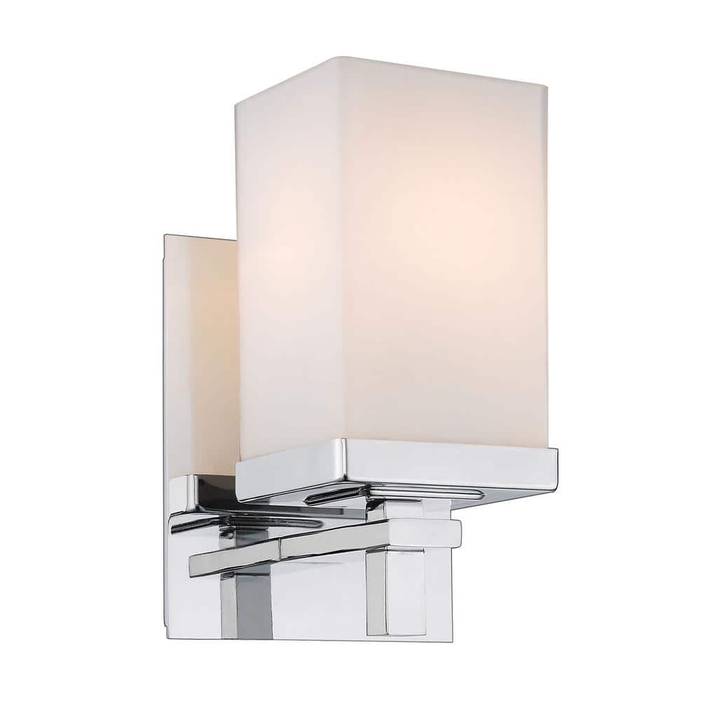 Maddox Chrome 7.63" Direct Wired Electric Wall Sconce