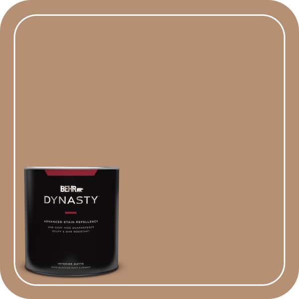 BEHR DYNASTY 1 qt. #T13-7 Tan-Gent Matte Interior Stain-Blocking Paint and Primer