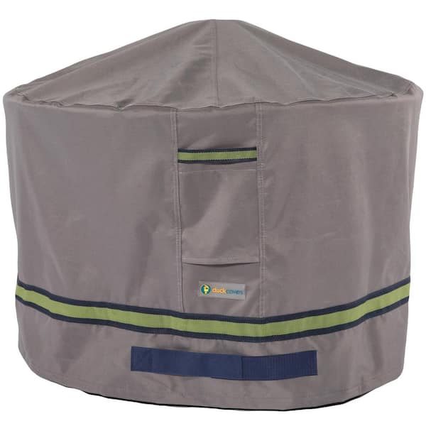 Classic Accessories Duck Covers Soteria 36 in. Grey Round Fire Pit Cover