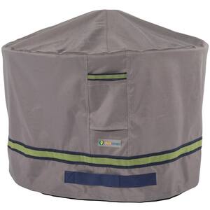 Soteria 50 in. Grey Round Fire Pit Cover