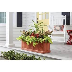 28 in. x 9 in. Wood Planter Box