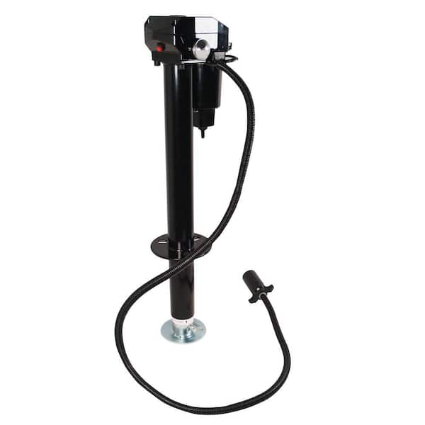 Quick Products 3000 Electric Tongue Jack with 7 Way Plug in Black