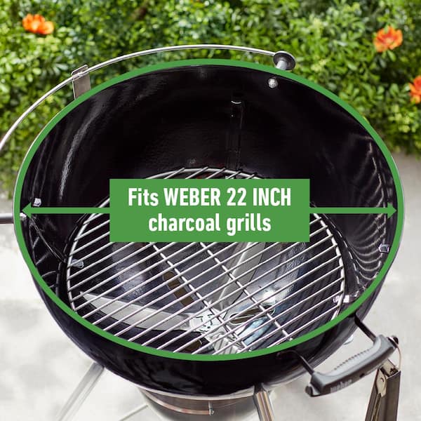 opnåelige Es åbning Weber Replacement Charcoal Grate for 22-1/2 in. One-Touch, Master Touch,  Bar-B-Kettle, & Performer Charcoal Grill 7441 - The Home Depot