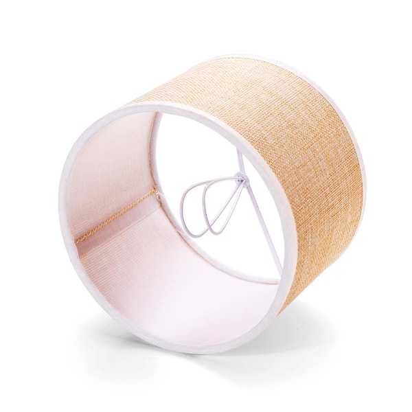 Casainc 5 In X Linen Drum Chandelier Lamp Shades Xd Lp Cyl The Home Depot Linen Drum Chandelier Lamp Shades, Chandelier Lamp Shades Drum Shape