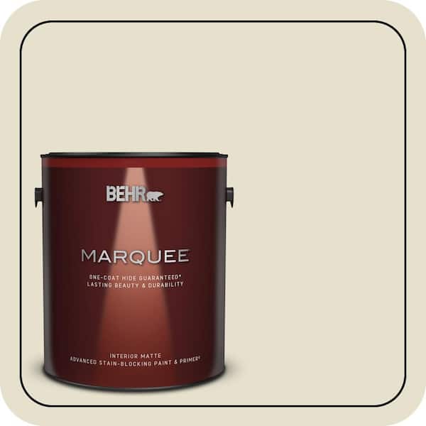 BEHR MARQUEE 1 Gal. #S350-1A Cool Honeydew Matte Interior Paint and Primer