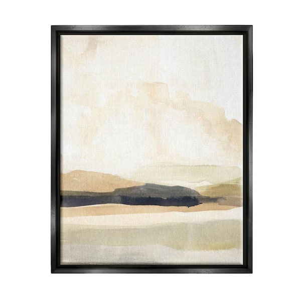The Stupell Home Decor Collection Figurative Landscape Scene Design by Annie Warren Floater Framed Abstract Art Print 31 in. x 25 in.