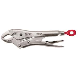 Milwaukee Torque-Lock Curved-Jaw Locking Pliers Set — 2-Pc., 7in. and  10in., Durable Grip, Model# 48-22-3402