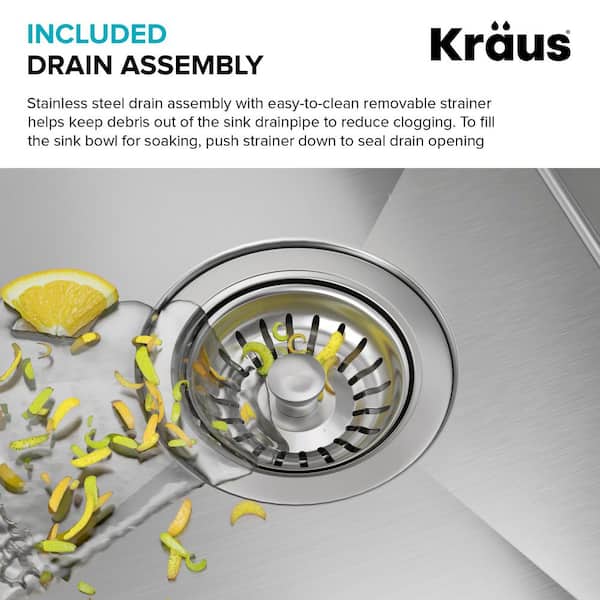 Standart PRO 16 Gauge Stainless Steel 14 in. Undermount Bar Sink