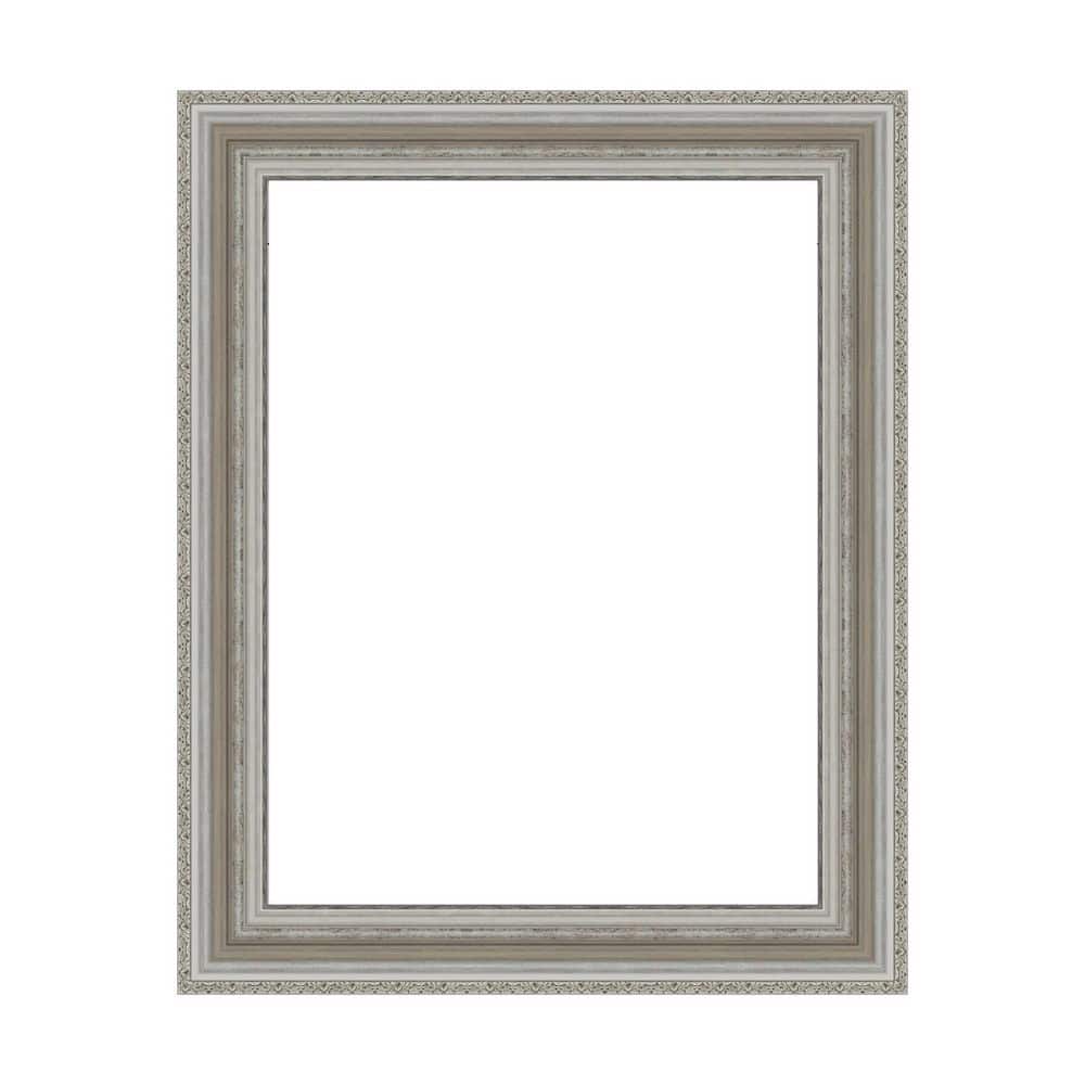 Mirror Makeover Parlor Silver 25.25 in. W x 31.25 in. H Bathroom Mirror Frame Border Kit-Fits a 24 x 30 Mirror price history on PriceWatchPro