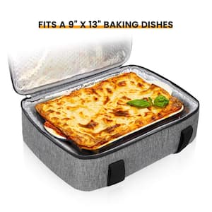Large Pizza Bag, Decker Insulated Casserole Carrier for Hot or Cold Food, Kitchen Accessories