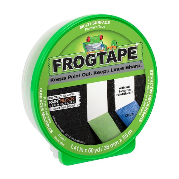 FrogTape Multi-Surface 1.41 in. x 66 yds. Painter's Tape with PaintBlock