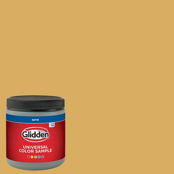 Glidden 8 oz. PPG1106-5 Butterscotch Bliss Satin Interior Paint Sample