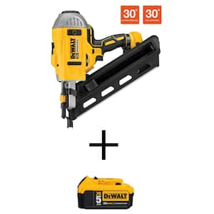 20-Volt MAX XR Cordless Brushless 2-Speed 30° Paper Collated Framing Nailer w/20-Volt MAX 5.0Ah Battery