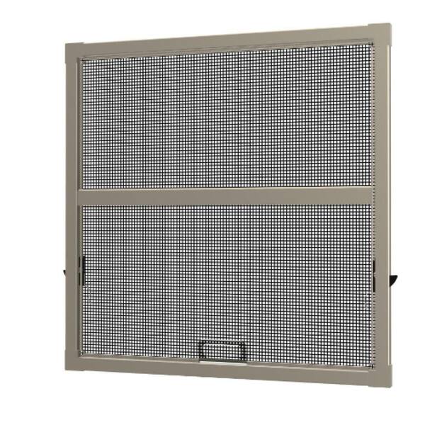 400 Narroline Double Hung 31.875 in. x 38.8438 in. Clay Aluminum Replacement Window Screen Compatible with Andersen