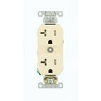 Leviton 20 Amp Commercial Grade Tamper Resistant Side Wired Self ...