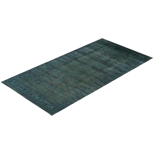 Fine Vibrance One-of-a-Kind Gray - 17 ft. 9 in. x 9 ft. 1 in. Handmade Area Rug