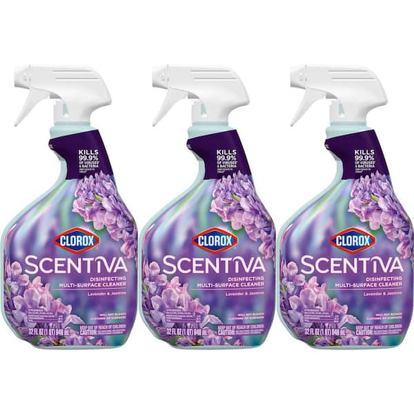 32 oz. Scentiva Tuscan Lavender Jasmine Multi-Surface Cleaner Spray (3-Pack)