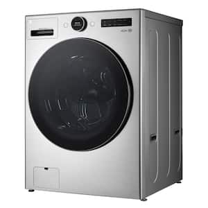 5.0 cu. ft. Mega Capacity Smart Front Load Electric All-in-One Washer Dryer Combo with TurboWash 360 WiFi in Graph Steel