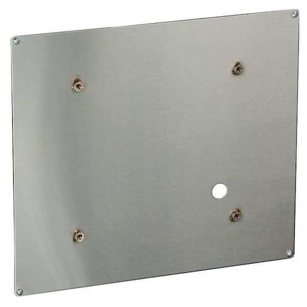 American Dryer Stainless Steel Universal Adapter Plate for Electric Hand Dryer (Hand Dryer Included)