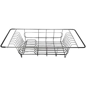 Stainless Steel Over-the-Sink Dish Rack Drainer