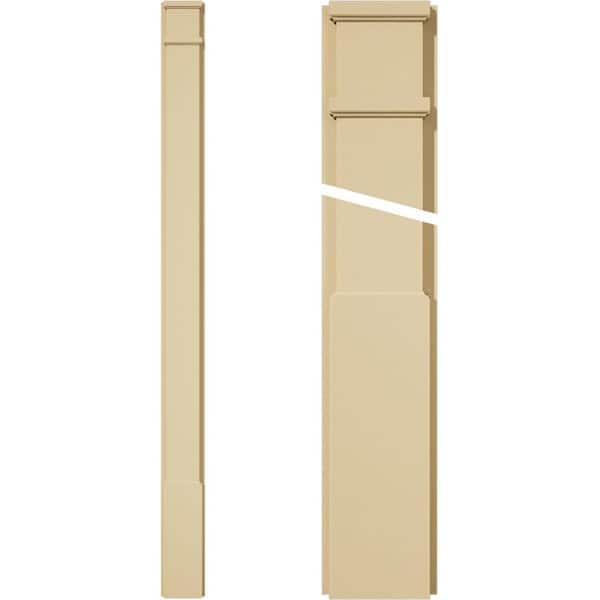 Ekena Millwork 2 in. D x 6 in. W x 82 in. L Primed Polyurethane Pilaster 1- Pack