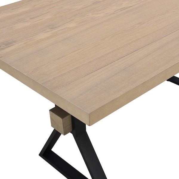 CHRISTOPHER KNIGHT HOME Mia Light Ash Wood 63 in. Double