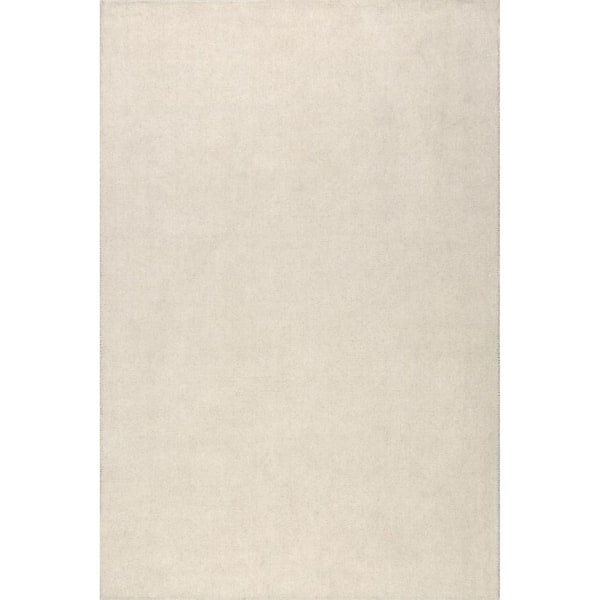 RUGS USA Frenshe Interiors Maru Wool Ivory 9 ft. x 12 ft. Indoor/Outdoor Patio Rug