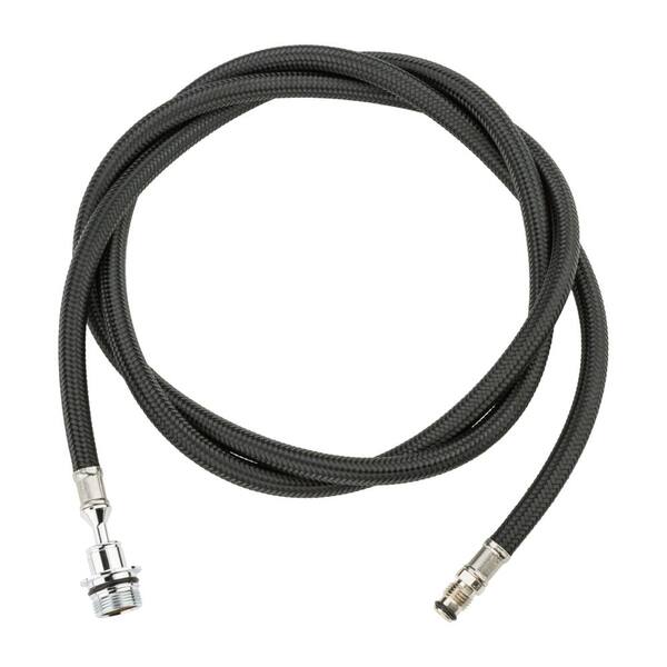 Flexible Pull Out Spray Replacement Hose Kit For Pulldown Kitchen Faucets – Chrome Finish, Single Hole, Junear01