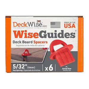 WiseGuides 5/32 in. Gap Deck Board Spacer for Hidden Deck Fasteners (6-Box)