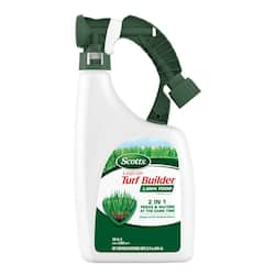 Scotts Turf Builder 32 fl. oz. Liquid Lawn Fertilizer for All Grass Types, Feeds and Waters Lawn at Same Time