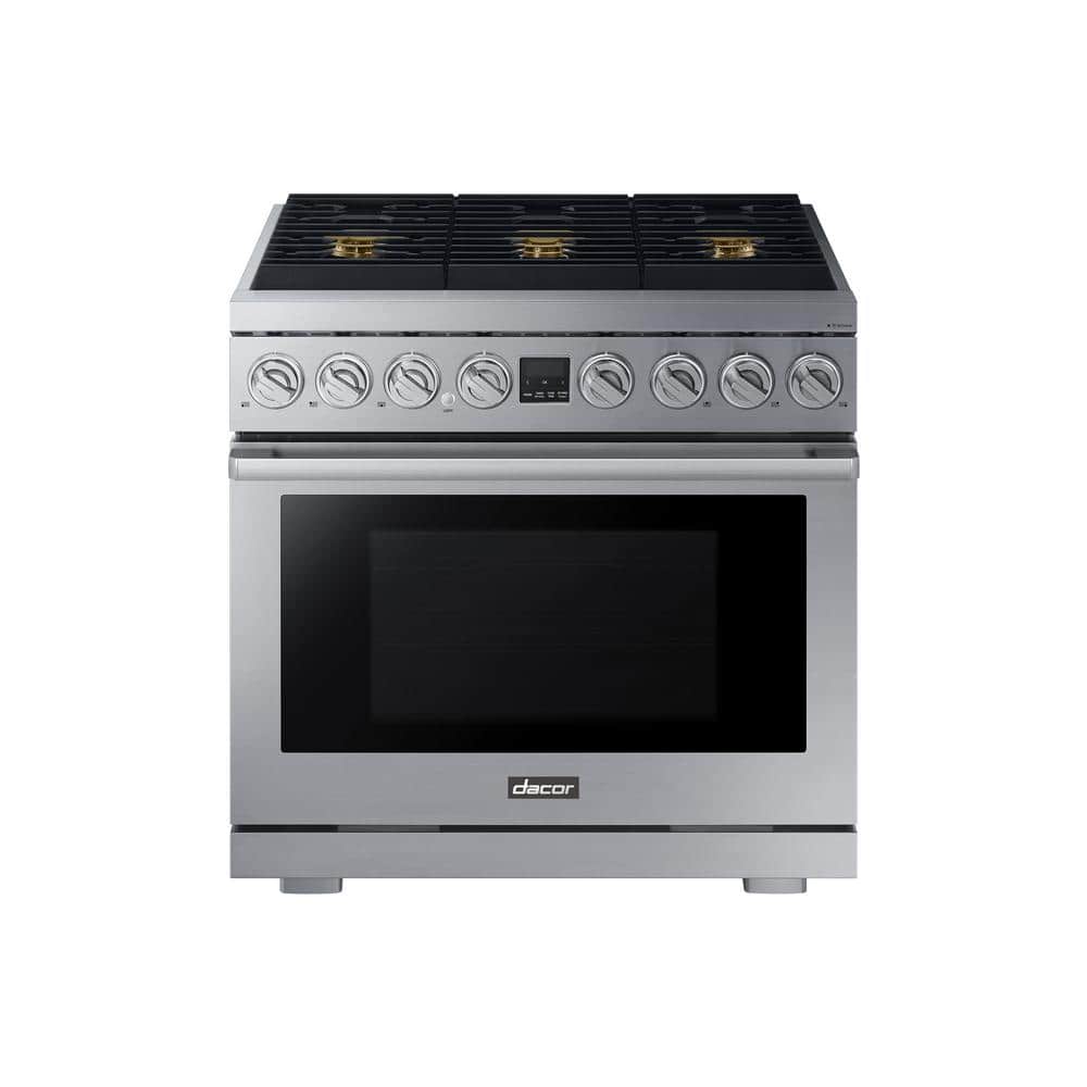 Transitional 36 in. 6-Burner Slide-In Gas Range in Silver Stainless Steel price history on PriceWatchPro