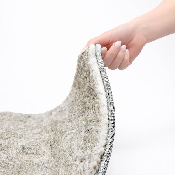 Dream Shag Premium Machine Washable Abstract ADS579 Ivory 2 ft. x 3 ft. Accent Rug