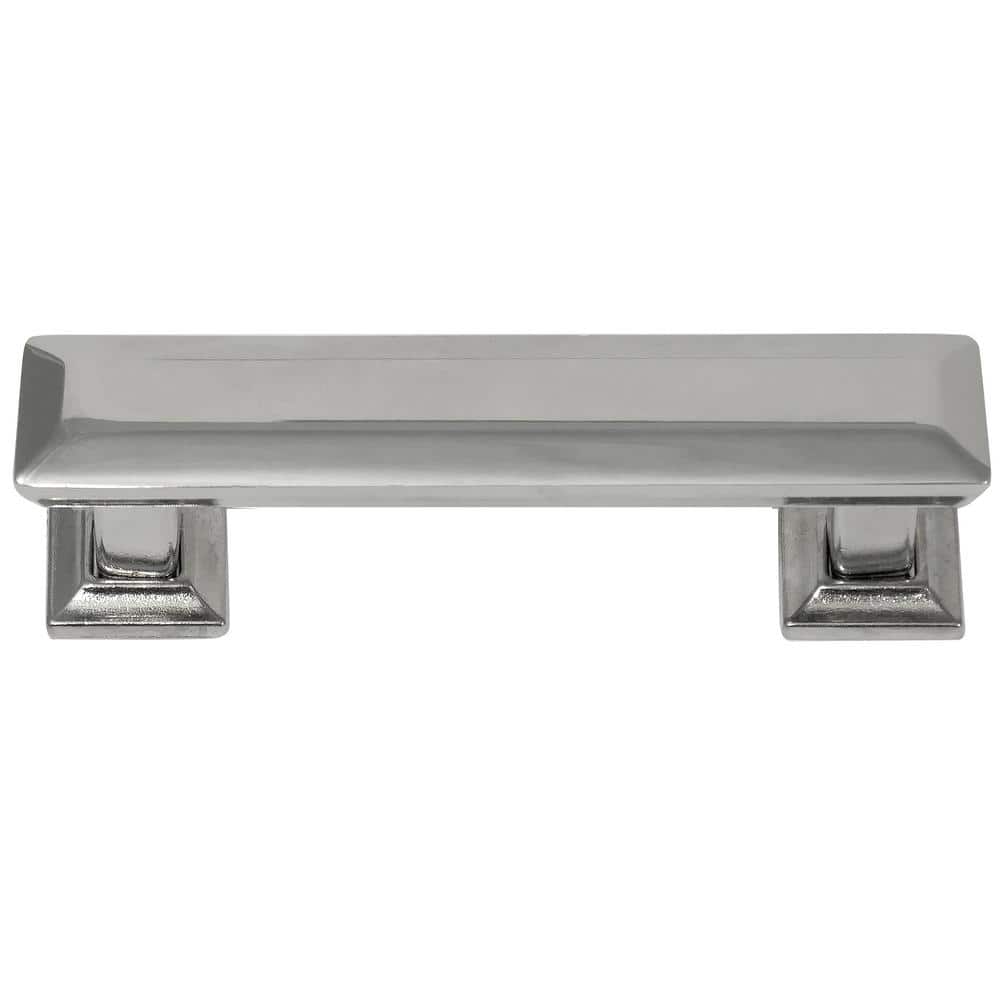 Poise 8 in. Center-to-Center Polished Nickel Bar Pull Cabinet Pull price history on PriceWatchPro