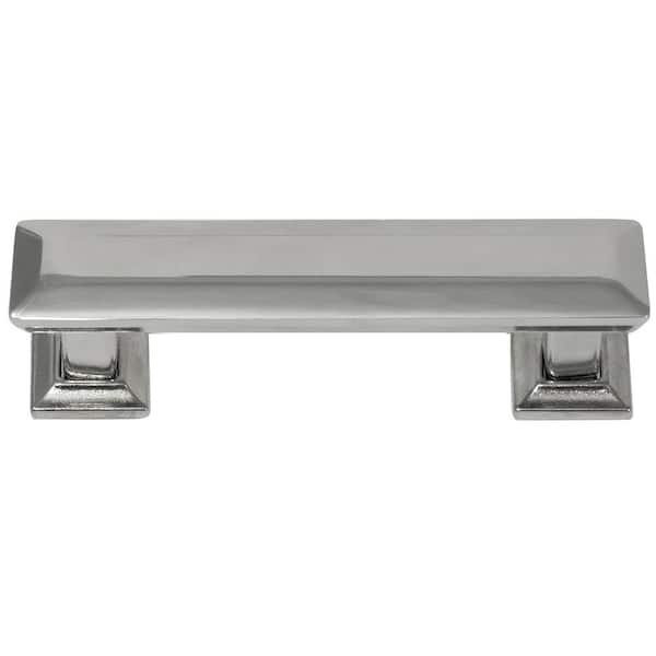 MNG Hardware Poise 8 in. Center-to-Center Polished Nickel Bar Pull Cabinet Pull