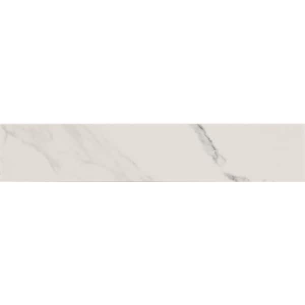 21 in. Engineered Marble Vanity Sidesplash in Calacatta Nowy