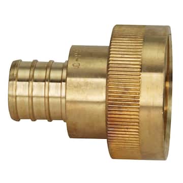 3/4 in. Brass PEX-B Barb x 1 in. NPSM Manabloc Adapter