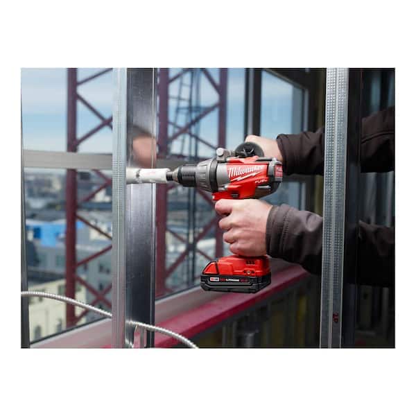 Milwaukee - M18 FUEL 18-Volt Lithium-Ion Brushless 1/2 in. Drill/Driver Compact Battery Kit