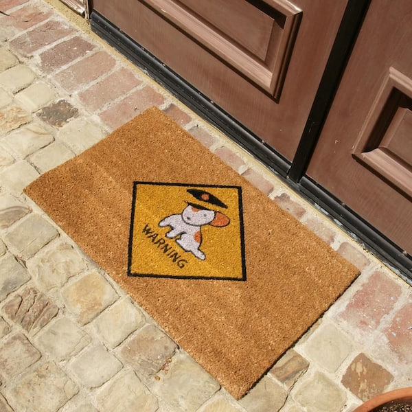 Dog Gone Smart Dirty Dog Doormat, Small Brown