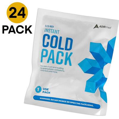 Fast Activating Medical-Grade Disposable Cold Pack (24-Pack)