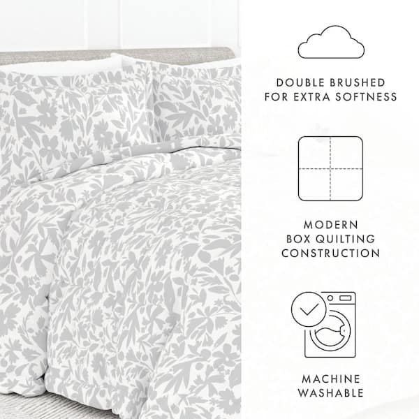 So Fluffy! Medium Warmth Light Grey Down Alternative Twin Comforter  24911600069 - The Home Depot