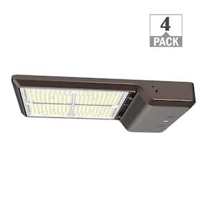 400-Watt Equivalent Bronze Integrated LED Dust To Dawn Area Light 24000-43500 lm. Adjustable 3000K 4000K 5000K T3 (8PK)