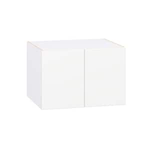 Timberline 30 in. W x 24 in. D x 20 in. H Assembled Slab Wall Bridge Kitchen Cabinet in Bright White