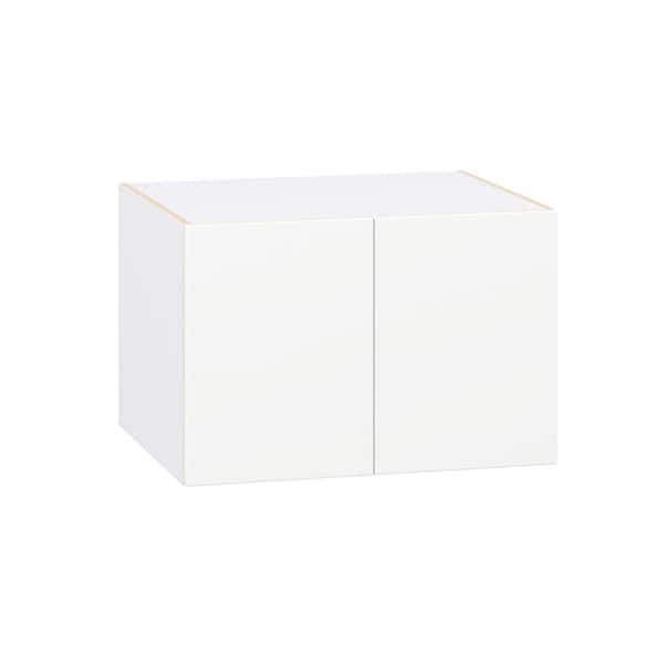 Timberline 30 in. W x 24 in. D x 20 in. H Assembled Slab Wall Bridge Kitchen Cabinet in Bright White