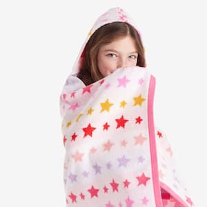 Company Kids™ Star Hooded Yarn-Dyed Geometric Cotton Single Bath Towel