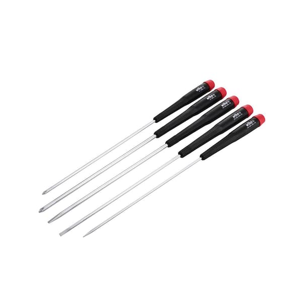 5 Piece Precision Slotted and Phillips Screwdriver Set