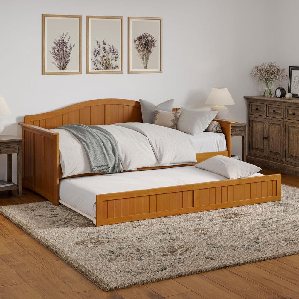 AFI Nantucket Light Toffee Natural Bronze Twin Solid Wood Daybed